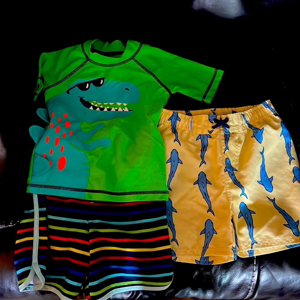 Little me boys swim size 3T